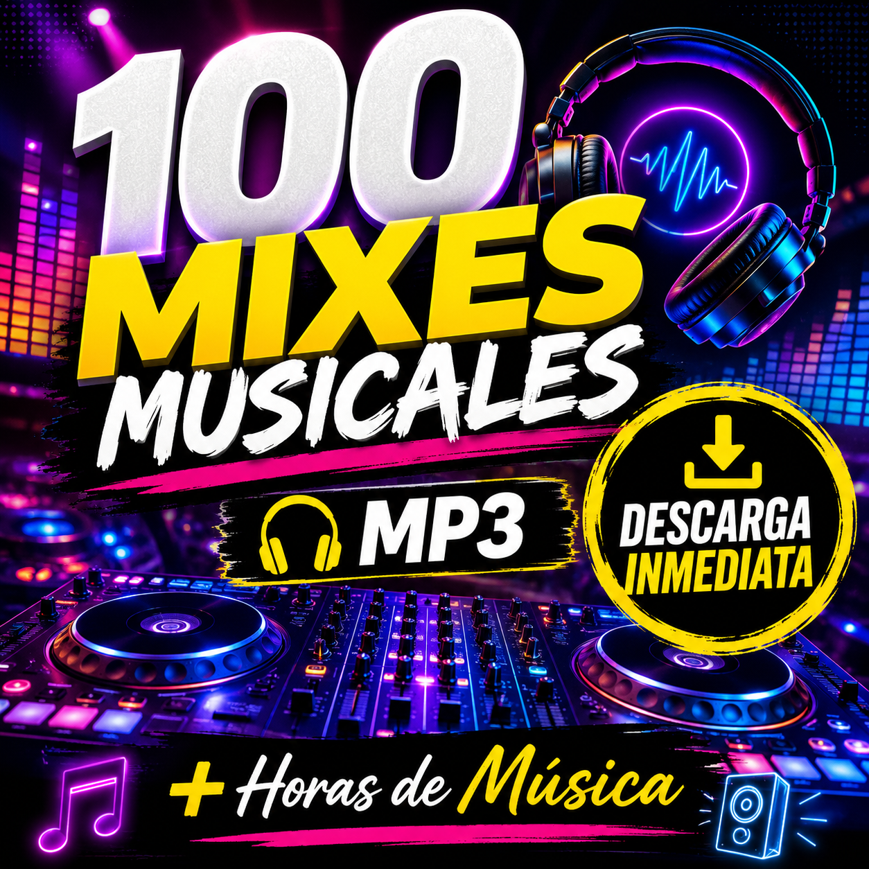 100 Mixes Musicales Premium | Mega Colección MP3